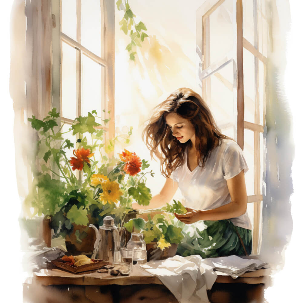 In 12 cozy indoor winter activities, you could work with your house plants.