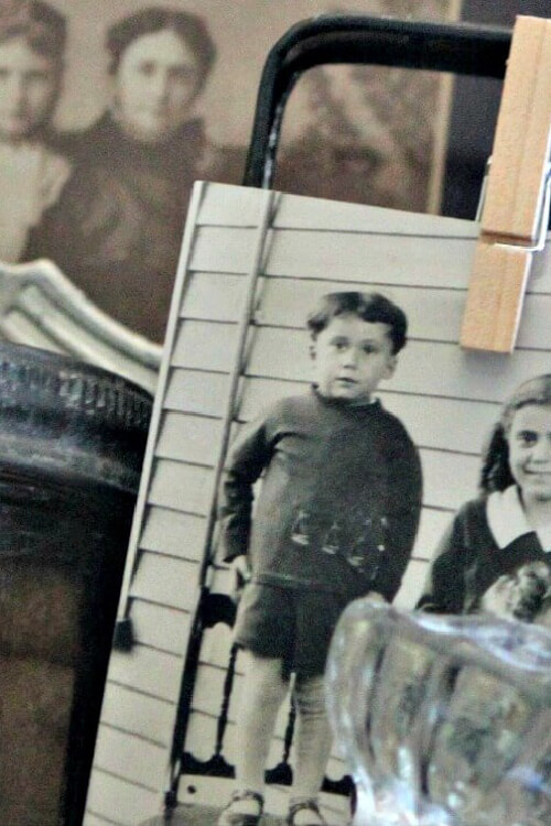 In 12 cozy winter activities, I sometimes go through old vintage photos I've found at antique malls.