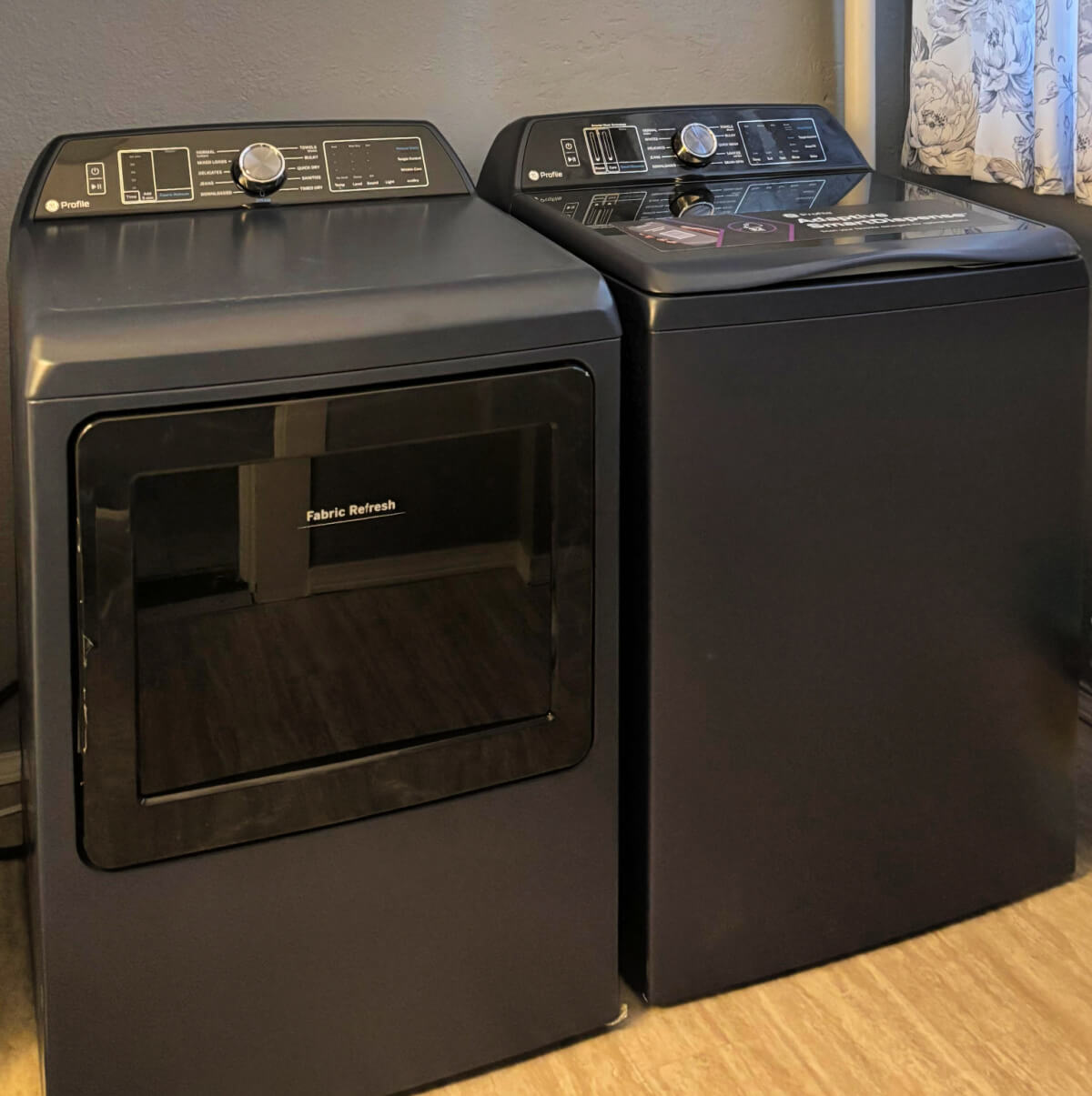 Buying a washer and dryer, a GE brand.