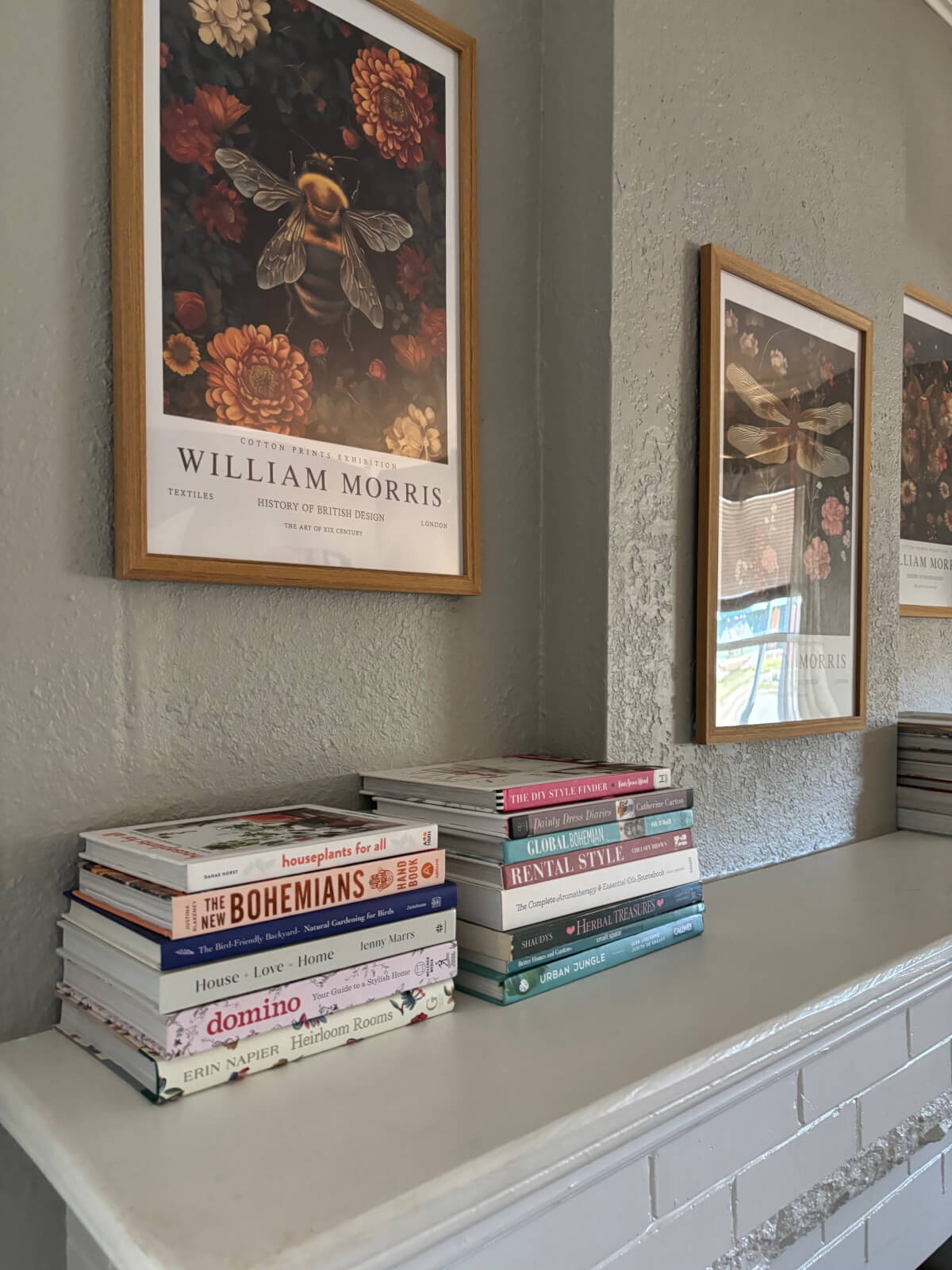 Balancing color and decor in your home means using botanical prints and decor.