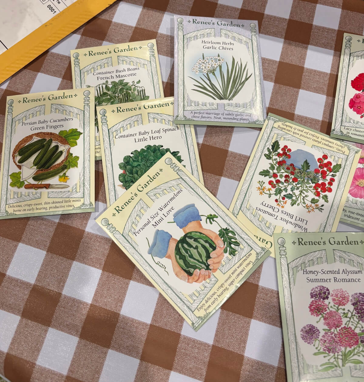 Seeds from Renee's Garden.