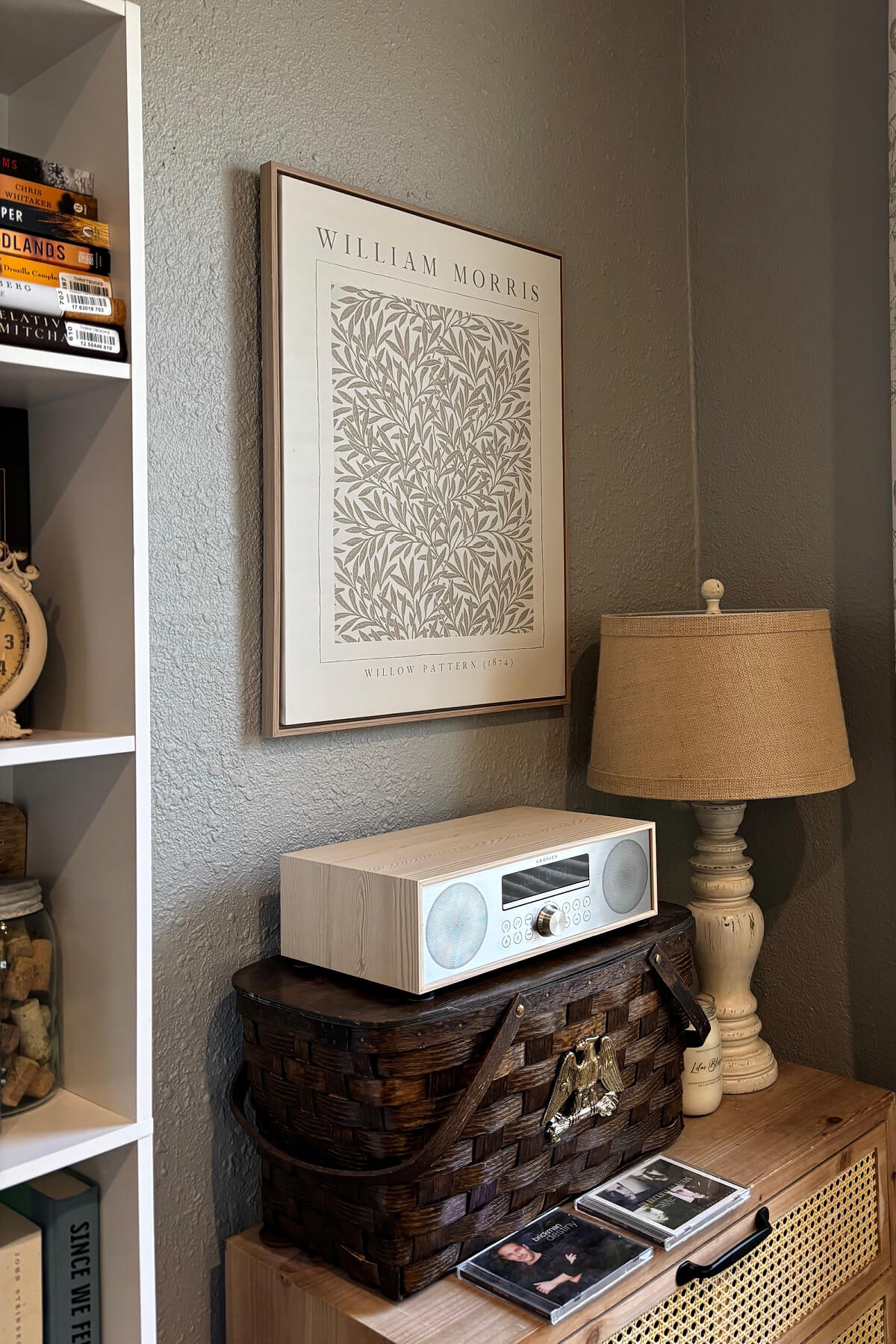 Baskets are an excellent way to find easy Storage Ideas to Refresh Your Home.