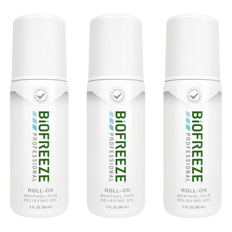 I use Biofreeze roll-on menthol pain gel for Practical Arthritis Aids for Daily Living.