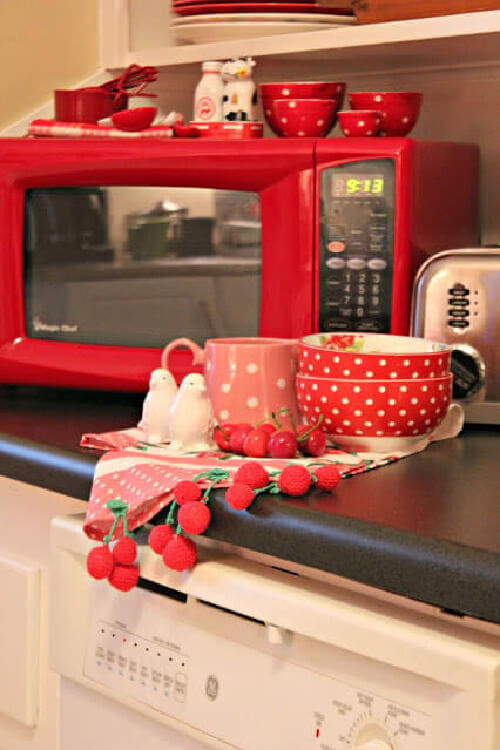 Pink and red patterns I used in my first house in Tulsa.