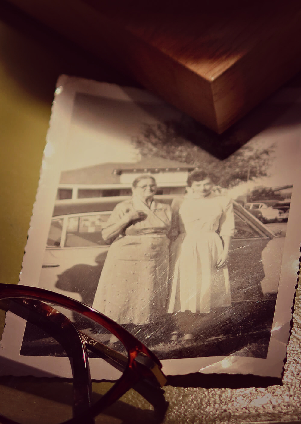My great-grandmother and my mother.