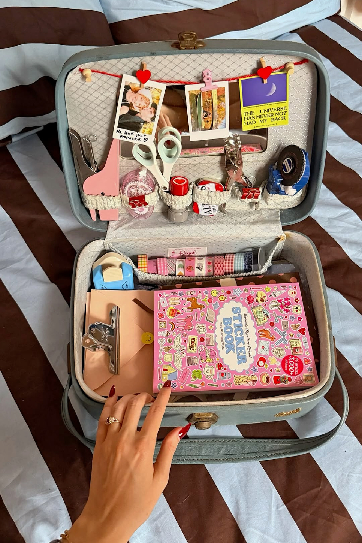 A storage for crafts.