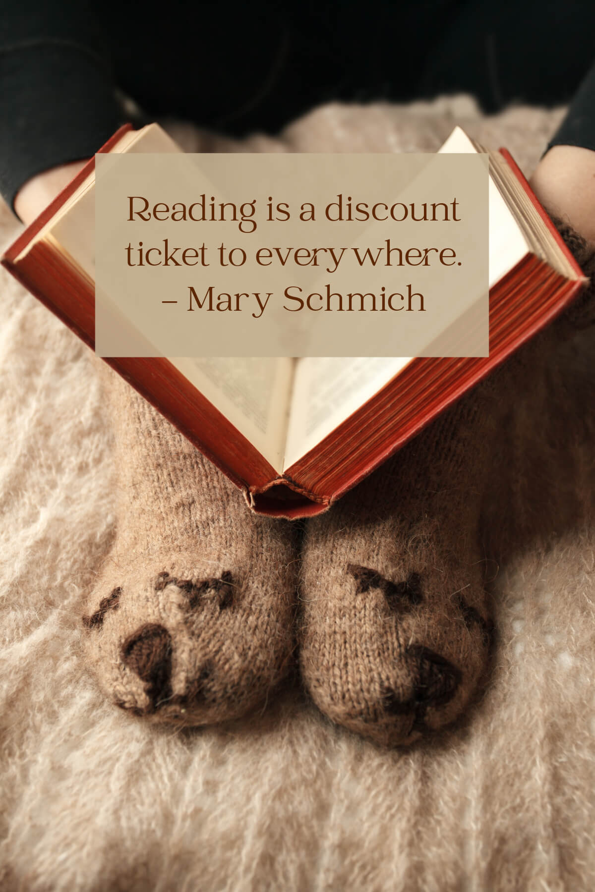 The books I'll be reading this fall and winter, with a quote about reading.