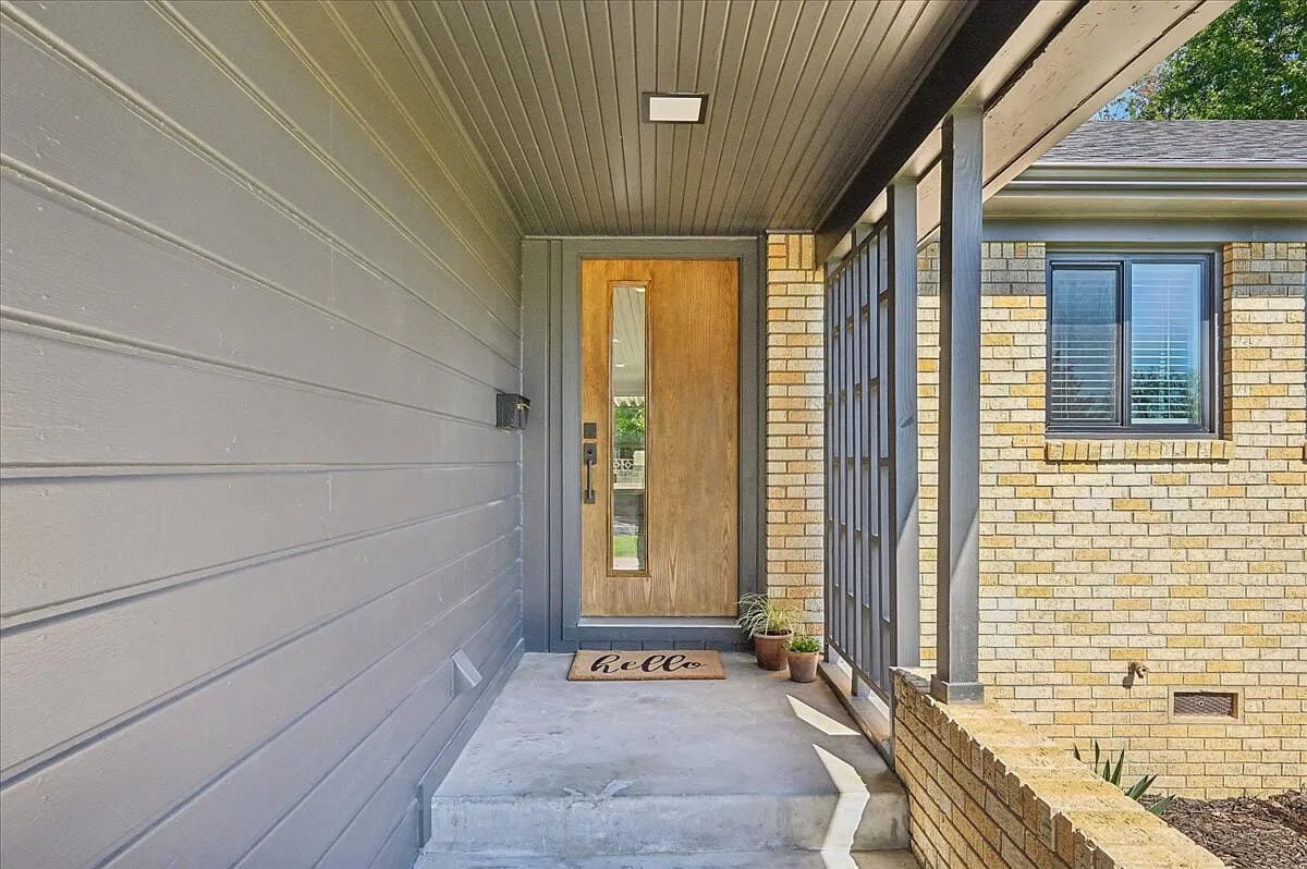 The entryway of the three bedroom house.