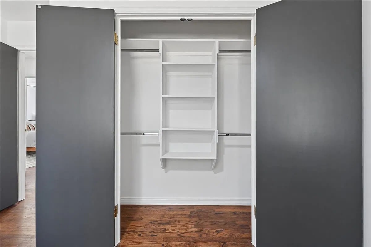 The third bedroom closet.