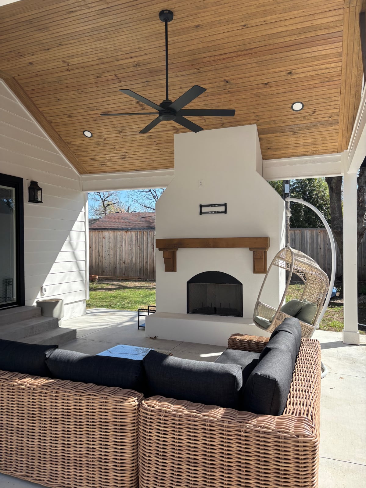 Kendra's new patio.
